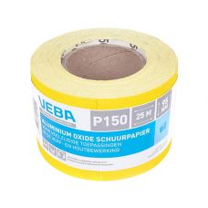 VEBA Schuurpapier rol 95MMx25MTR aluminium oxide P150