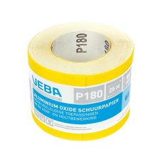 VEBA Schuurpapier rol 95MMx25MTR aluminium oxide P180