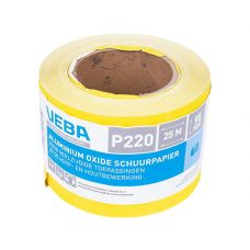 VEBA Schuurpapier rol 95MMx25MTR aluminium oxide P220