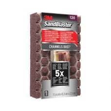 3M Sandblaster ultra flexibele schuurspons 11,4x6,3x2,5cm P120