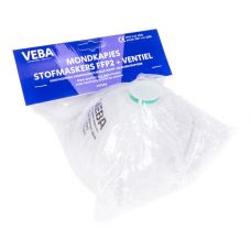 VEBA Mondkapjes / stofmaskers FFP2 +ventiel 3 stuks