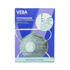 VEBA Mondkapjes/stofmaskers FFP2 tegen geur + ventiel 10 stuks