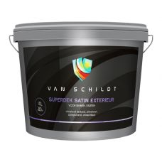 Van Schildt Superdek satin exterieur muurverf wit/p 10 liter
