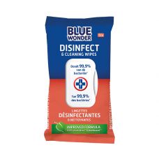 Blue Wonder disinfect & cleaning wipes 72x  EU-0030007-0000