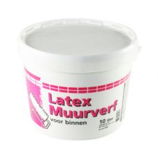 Latex Muurverf wit 10ltr