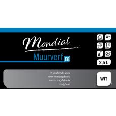 Mondial Latex muurverf extra dekkend 2,5ltr wit