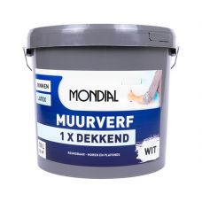 Mondial Latex muurverf extra dekkend 10ltr wit