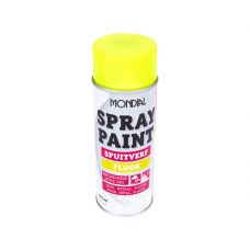 Mondial Spray paint fluor geel 400ml