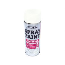 Mondial Spray paint RAL 9010 hoogglans wit 400ml
