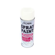 Mondial Spray paint RAL 1013 hoogglans parelwit 400ml
