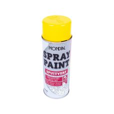 Mondial Spray paint RAL 1021 hoogglans geel 400ml