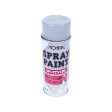 Mondial Spray paint RAL 7001 hoogglans zilvergrijs 400ml