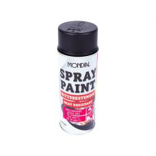 Mondial Spray paint hittebestendig zwart 400ml