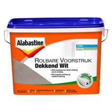 Alabastine Rolbare voorstrijk dekkend wit sneldrogend 5ltr