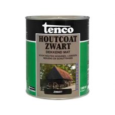 Tenco Houtcoat zwart waterbasis mat 1 liter