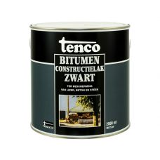 Tenco Bitumen constructielak zwart 2,5ltr