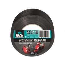 Bison Power repair tape 50m zwart