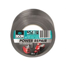 Bison Power repair tape 50m grijs