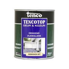 Tenco Tencotop deur & kozijn dekkend zijdeglans 40 gebroken wit 750ml