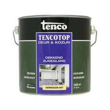 Tenco Tencotop deur & kozijn dekkend zijdeglans 41 gebroken wit 25l