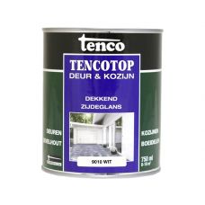 Tenco Tencotop deur & kozijn dekkend zijdeglans 9010 wit 750ml