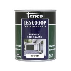 Tenco Tencotop deur & kozijn dekkend hoogglans 9010 wit 750ml