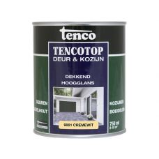 Tenco Tencotop deur & kozijn dekkend hoogglans 9001 cremewit 750ml