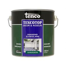 Tenco Tencotop deur & kozijn dekkend zijdeglans 51 donkergroen 2,5ltr