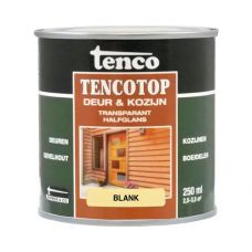 Tenco Tencotop deur & kozijn transparant halfglans 201 blank 250ml