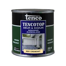 Tenco Tencotop deur & kozijn dekkend zijdeglans 9001 cremewit 250ml