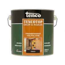 Tenco Tencotop deur & kozijn transparant halfglans 204 ebben 2,5ltr