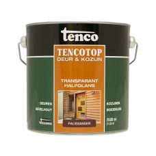 Tenco Tencotop deur & kozijn transparant halfglans 205 palissander 2,5ltr
