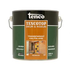 Tenco Tencotop deur & kozijn transprant halfglans 207 redwood 2,5ltr