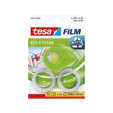 Tesa Tesafilm® mini dispenser ecologo® + 2 x tesafilm® eco & clear 10m x 19mm
