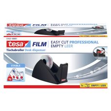 Tesa Tesamoll® easy cut desk dispenser 33m zwart