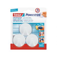Tesa Powerstrips® small rond wit