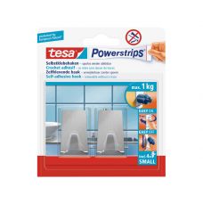 Tesa Powerstrips® small metaal rechthoekig