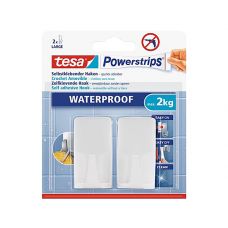 Tesa Powerstrips® waterproof haken wit