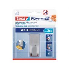 Tesa Powerstrips® waterproof haak rvs