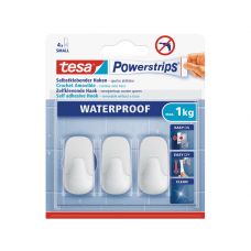 Tesa Powerstrips® waterproof haken wit small