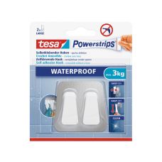 Tesa Powerstrips® waterproofduo haak metaal-kunststof