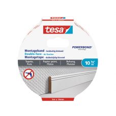 Tesa Powerbond® montagetape gevoelige oppervlakken 5m x 19mm