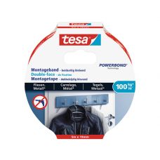 Tesa Powerbond® montagetape tegels & metaal 5m x 19mm