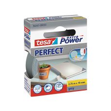 Tesa Extra power® perfect 2.75m x 19 mm grijs