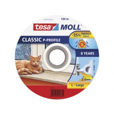 Tesa Tesamoll® classic p profiel 8jr 100m wit