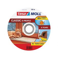 Tesa Tesamoll® classic d profiel 8jr 100m bruin