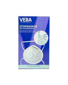 VEBA Mondkapjes / stofmaskers FFP1+ventiel 15 stuks