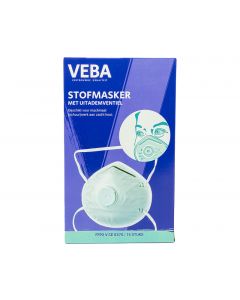 VEBA Mondkapjes / stofmaskers FFP2 +ventiel 15 stuks