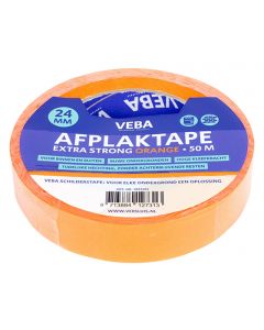 VEBA Afplaktape extra strong orange 24mm