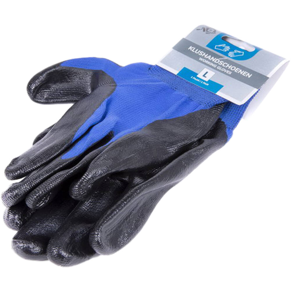 Werkhandschoenen Blauw Maat L/Size 9